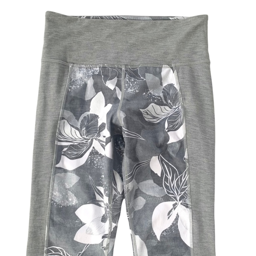 ATHLETA High Rise Tropical Flow  Chaturanga Leggings Gray S - Picture 8 of 10